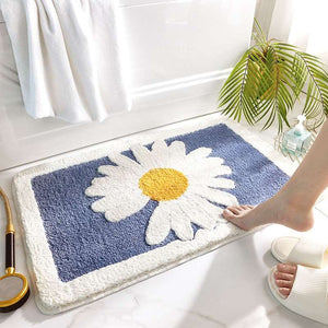 Open image in slideshow, Daisy Floral Bath Mat
