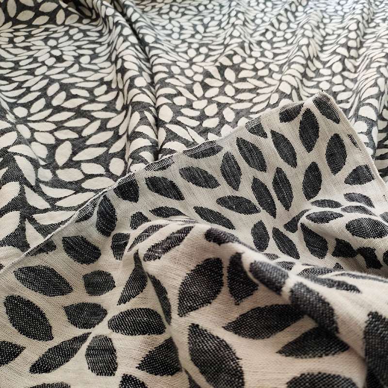French Linen Jacquard Linen Blanket