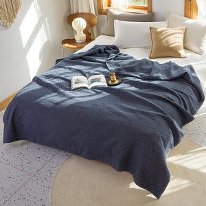 Open image in slideshow, Pure Cotton Four-layer Throw Blanket
