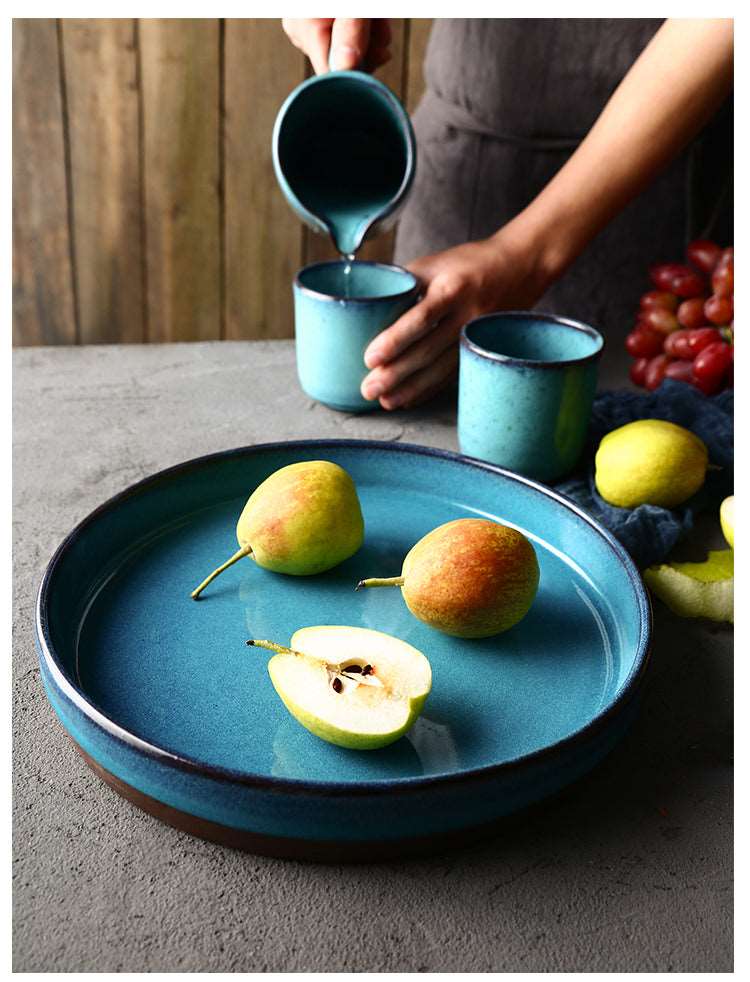 Caribbean Blue Ceramic Tableware