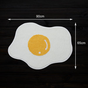 Poached Egg Shaped Bath Mat