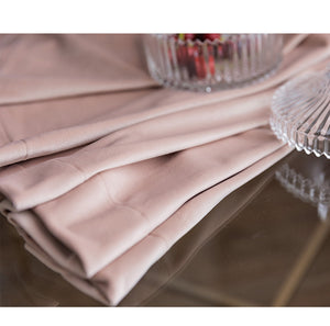 Elegant Blush Velvet Curtains